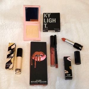 5 full size KYLIE products, lip, Concealer. Highlight